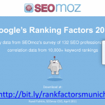 Quels Sont Les Facteurs De Classement Sur Google En 2011 ?