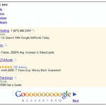 Google Teste Les Liens Sponsorisés En Bas Des SERPs
