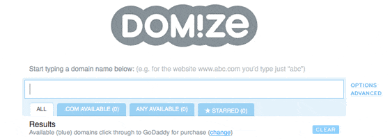 Chercher Un Nom De Domaine Avec Domize