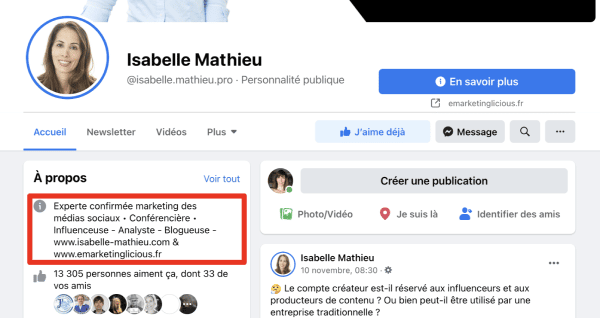 page-facebook-description