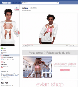 page-facebook-evian