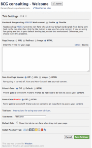 Static-iframe-Tab-application-facebook-landing-page
