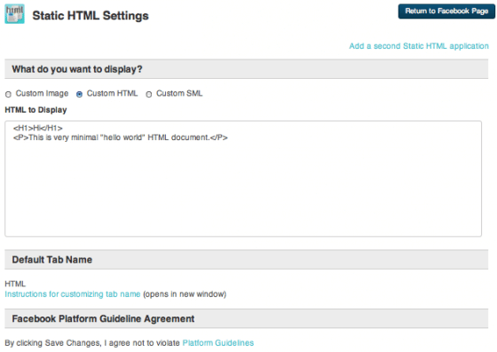 static-html-involver-application-facebook-landing-page
