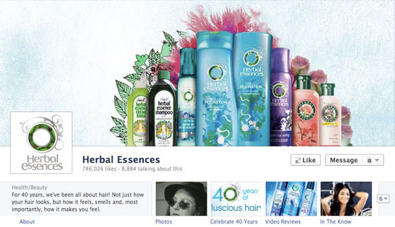 page-facebook-timeline-journal-herbal-essences