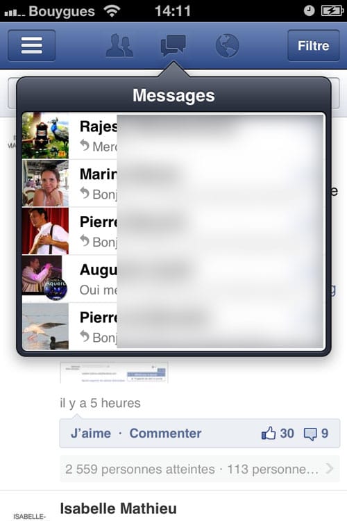 facebook-application-messages