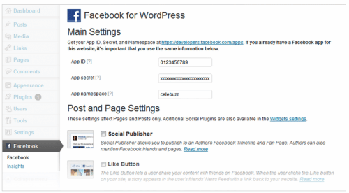 plugin-facebook-for-wordpress-installation
