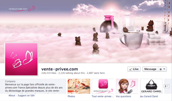 page-facebook-vente-privee