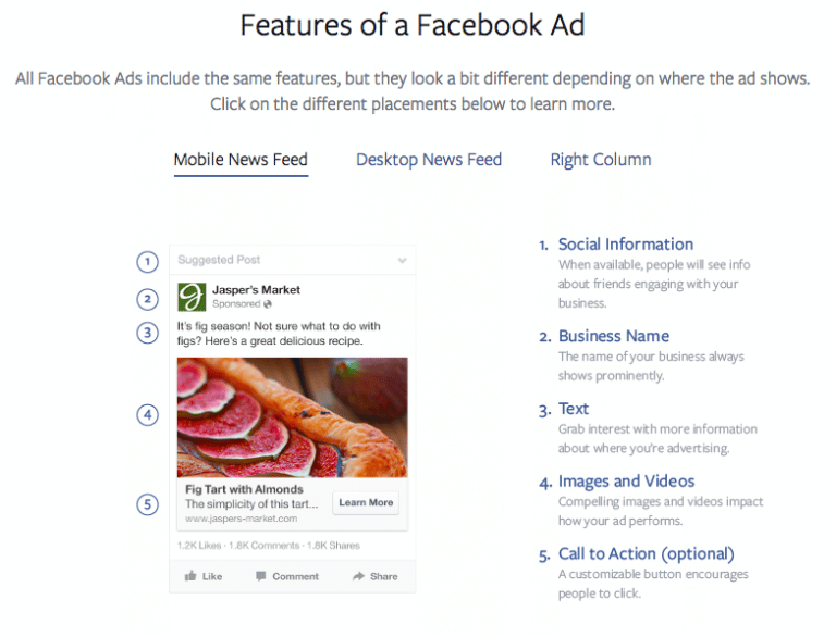 guide annonces facebook