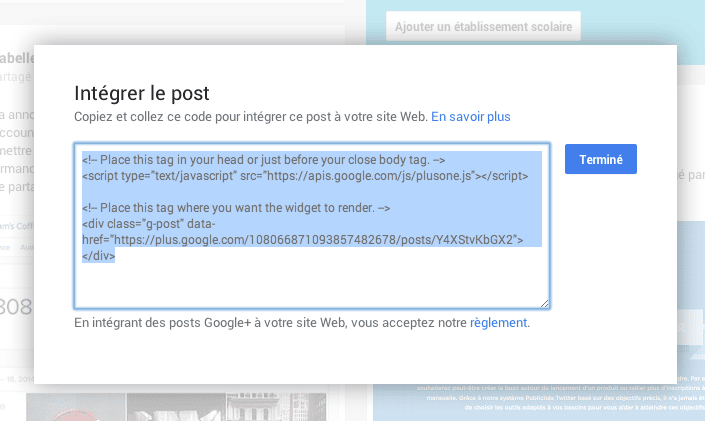 publication google plus
