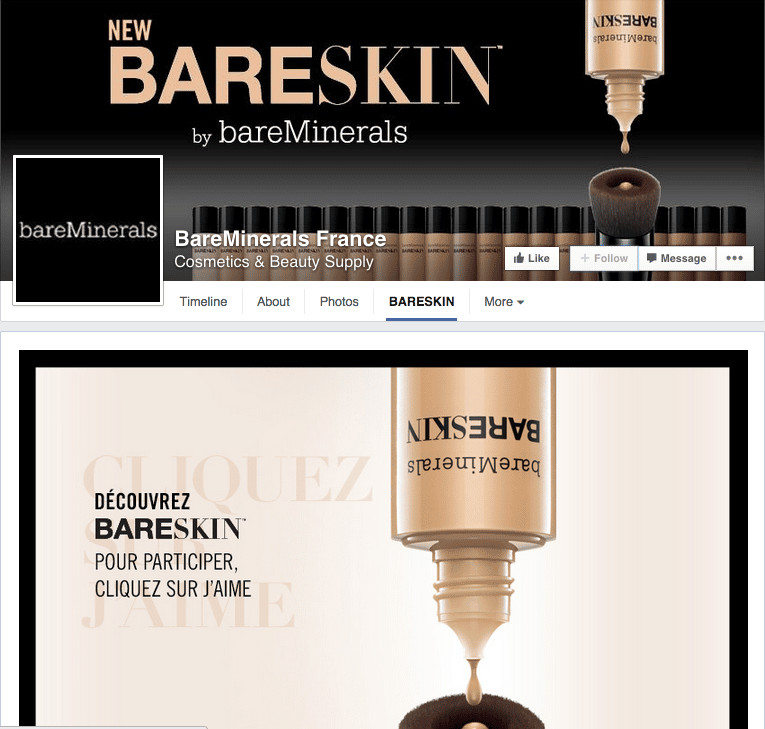 bareMinerals concours facebook