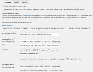 seo yoast reseaux sociaux facebook