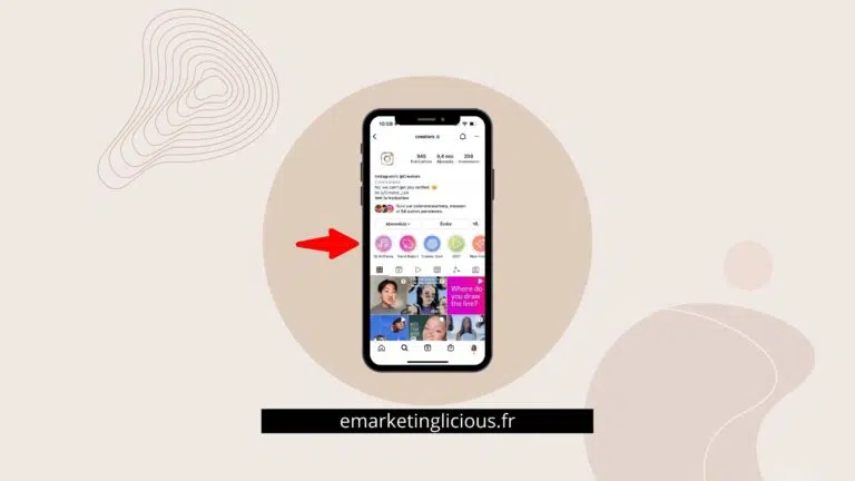 stories a la une highlights instagram personnaliser