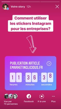 Instagram propose une fonctionnalité pour compter à rebours dans ses  stories - Socialshaker