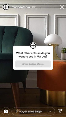 sticker instagram question