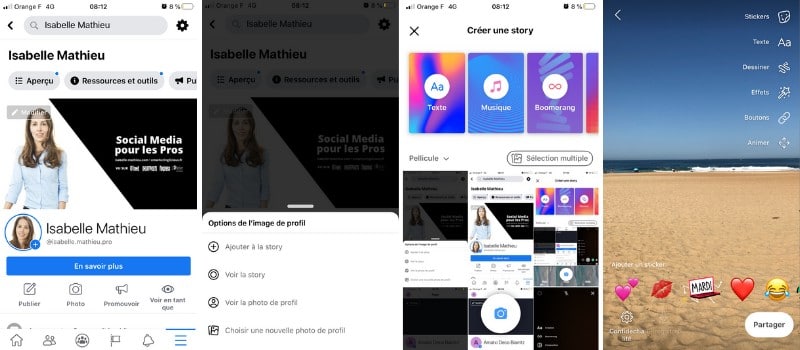 creer-story-facebook-application-mobile