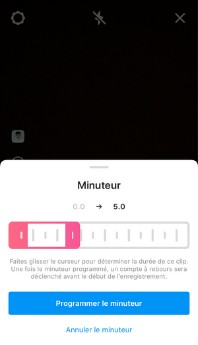 reels instagram minuteur