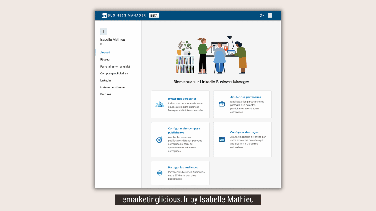 creer business manager linkedin