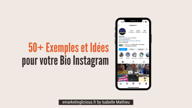 bio instagram entreprises