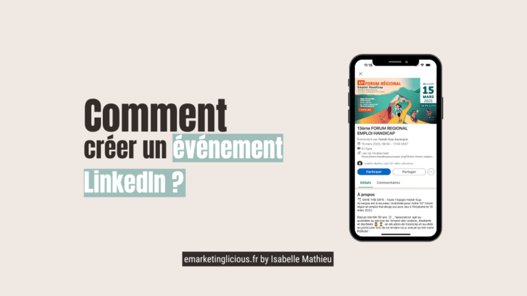 evenement linkedin page