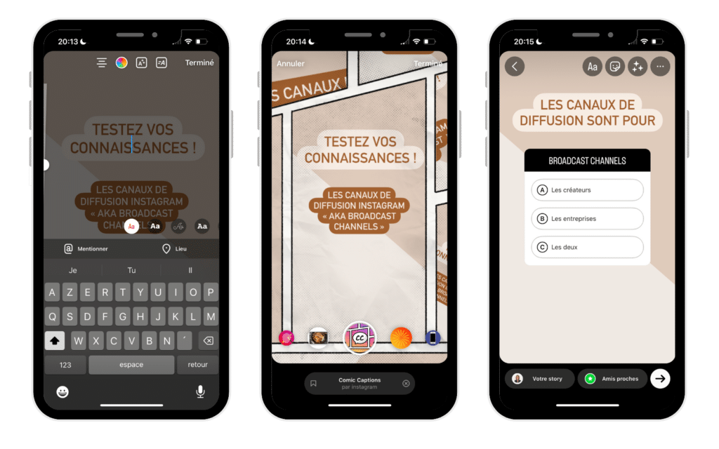 stories instagram outils