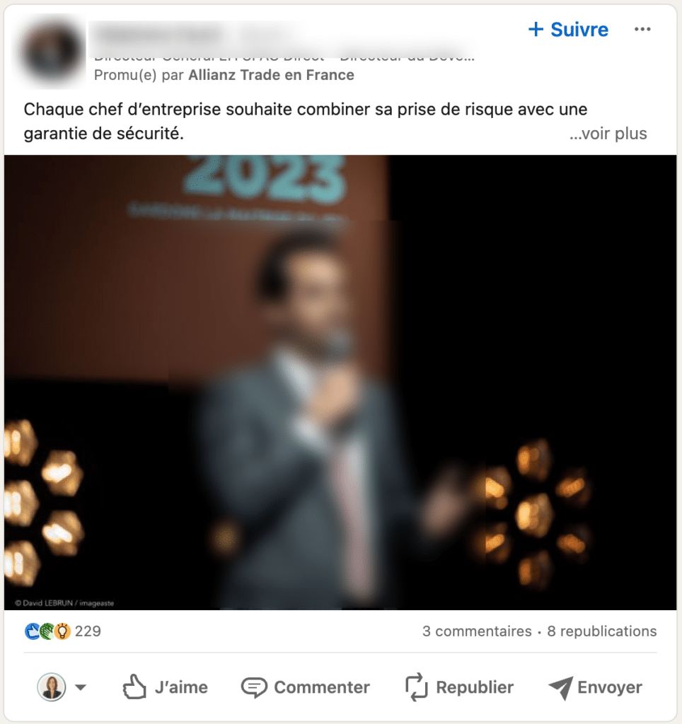 exemple thought leader ad linkedin