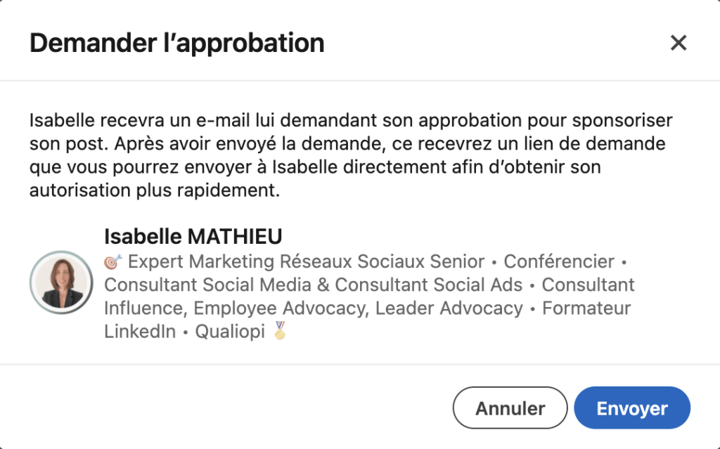 thought leader ads demander approbation